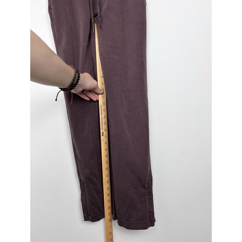 Women’s BYLT Basics Split Hem Joggers‎ Size Small Maroon Red Sweatpants - Picture 9 of 11